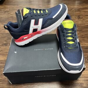 Men’s Tommy Hilfiger Nanuet Dark Blue Low Top Lifestyle Sneaker Size 12